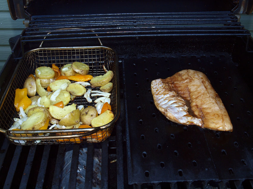 Pellet Smoker Cooking Canadian Walleye Fillet
