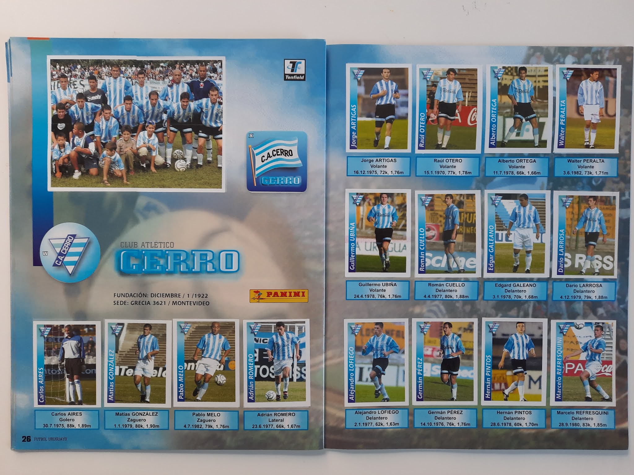 Only Good Stickers: Futbol Uruguayo 2002