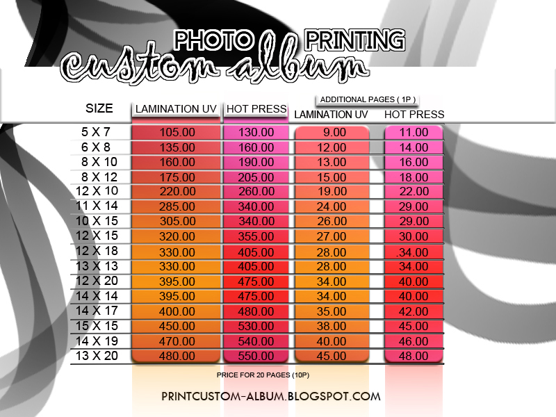 Wedding Custom Album Printing Services Most cheapest cost Custom