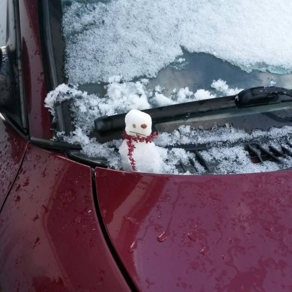 
When Even A Snowman Becomes A Piece Of Art