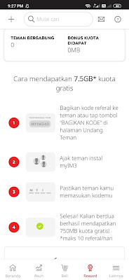 kode undangan im3 gratis 7.5gb