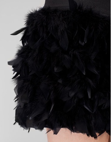 Falda plumas - No Solo Moda