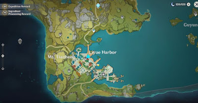 Day 7, Liben Location Guide, Location Map, Genshin Impact