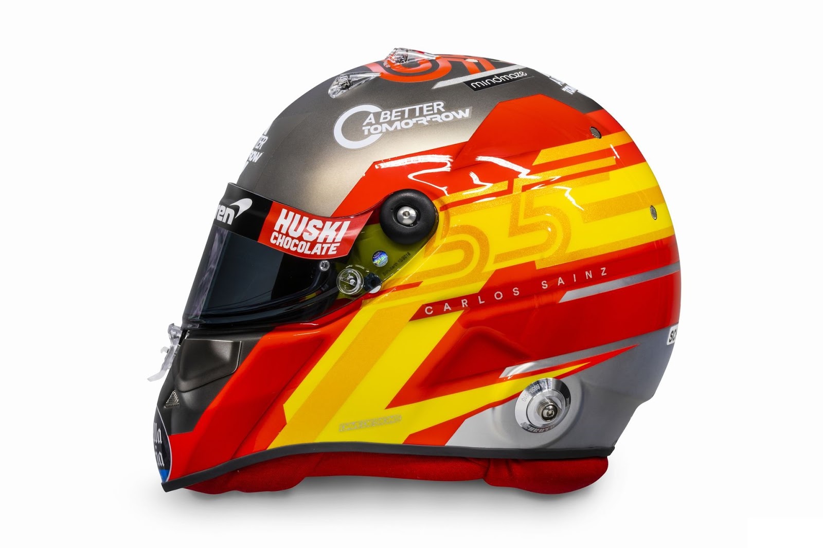 Racing Helmets Garage Schuberth SF2 Pro C.Sainz 2020 by Dave Designs