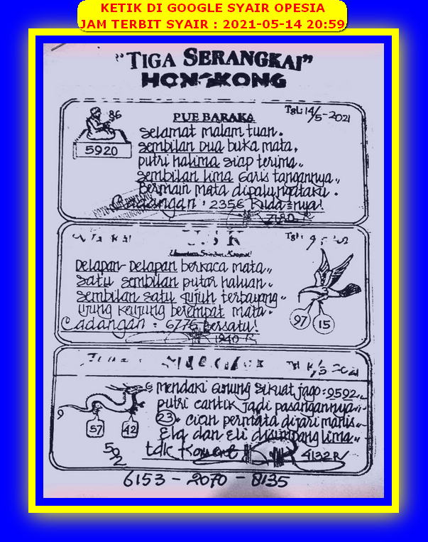 PREDIKSI HK MALAM INI