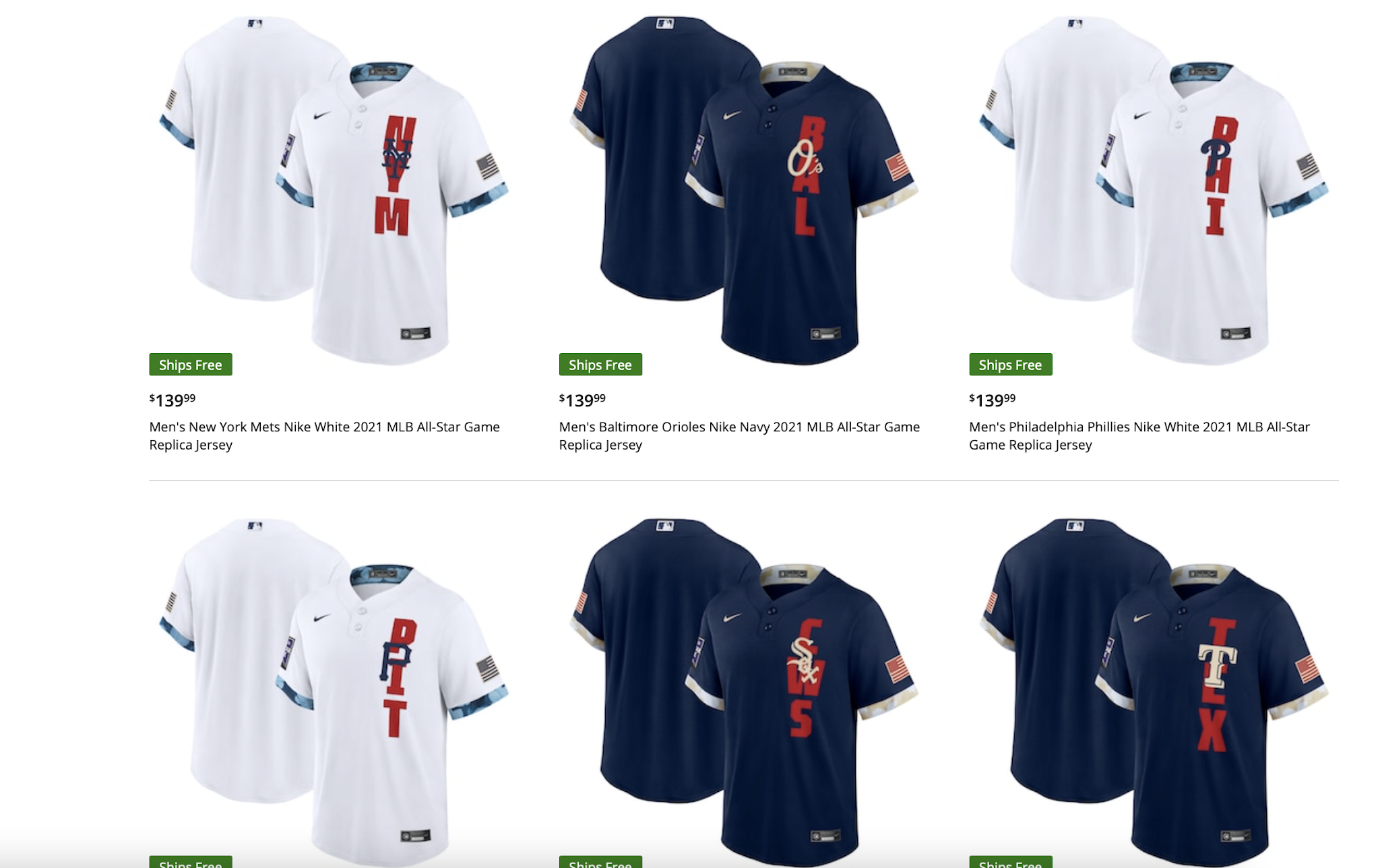  MLB All-Star Game Authentic Jerseys have been released  for sale