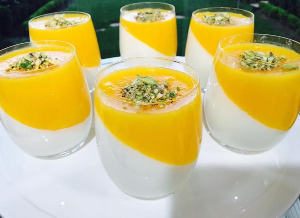 How to make orange pudding with milk