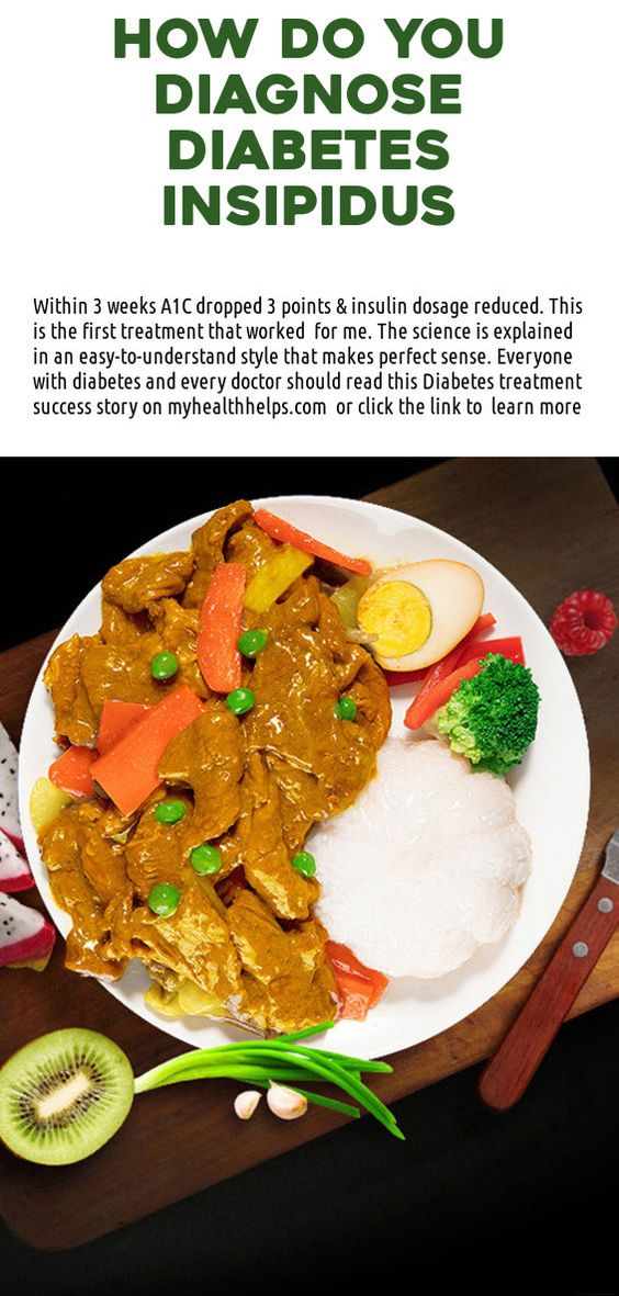 blood sugar control: how do you treat diabetes insipidus