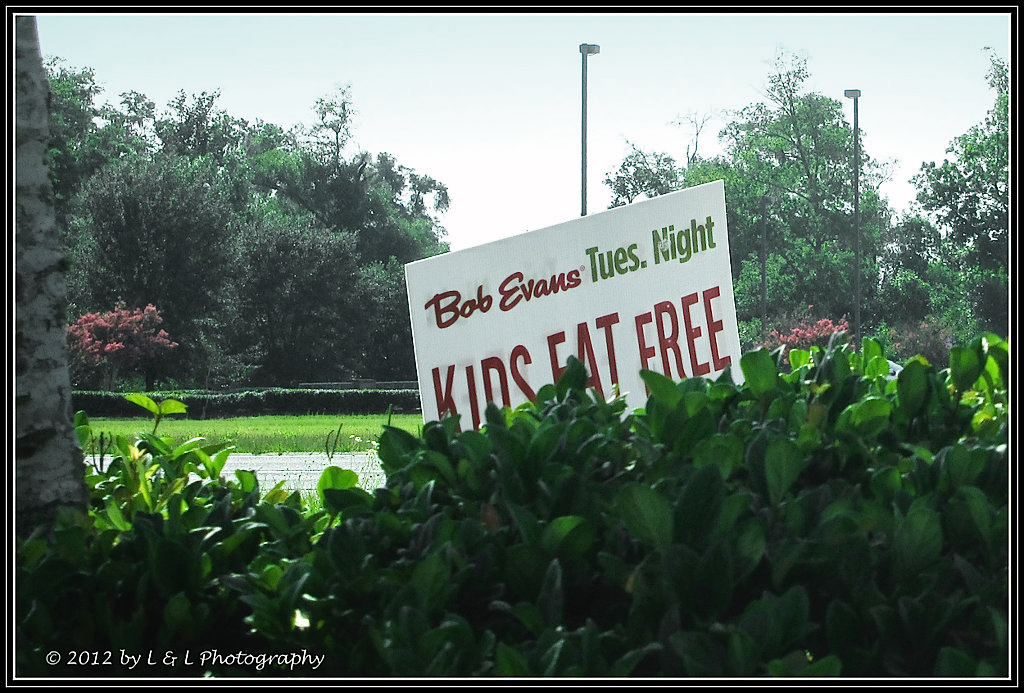 Ocala, Central Florida & Beyond Bob Evans Kids eat free!