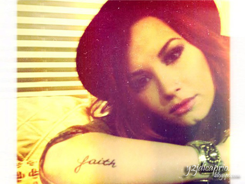 Demi Lovato has a new tattoo Sometimes you just gotta have a little bit of 