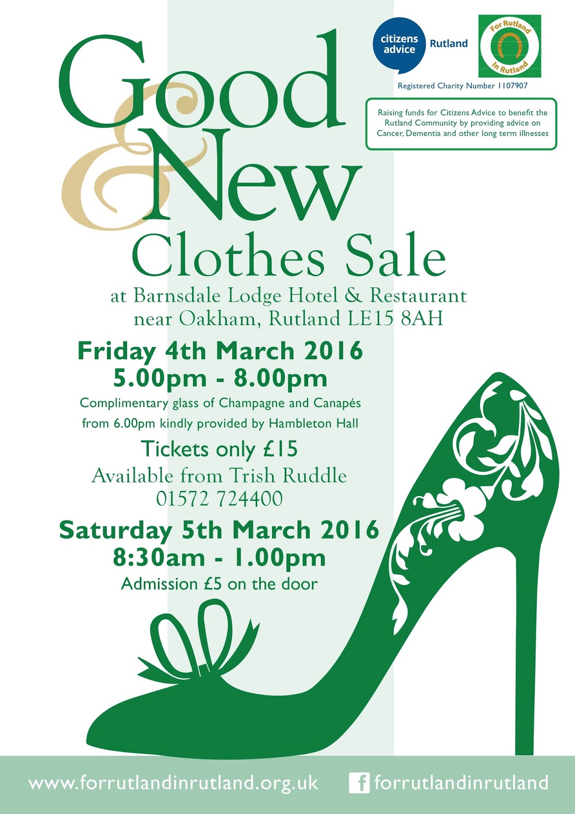 Martin Brookes Oakham: The Good & New Clothes Sale Barnsdale Lodge ...