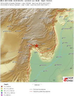 Cutremur cu magnitudinea de 5,9 grade in Sud-Vestul Pakistanului