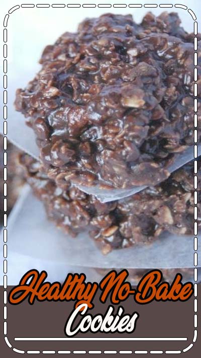 These healthy no-bake cookies are to die for! You'll never miss all the sugar you normally find in no-bakes! These healthy cookies are easy to make, and come together quickly for a spur-of-the-moment snack.