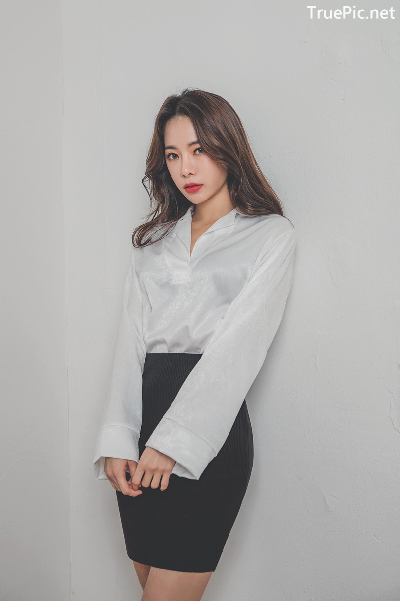 Image Korean Fashion Model - An Seo Rin - Office Dress Collection - TruePic.net - Picture-49