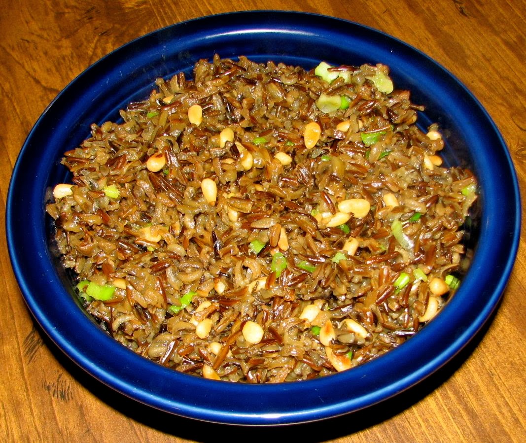 Shel's Kitchen Wild Rice Pilaf with Pine Nuts and Lemon