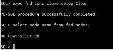 Steps To Clean Nonexistent Nodes Or IP Addresses From FND_NODES
