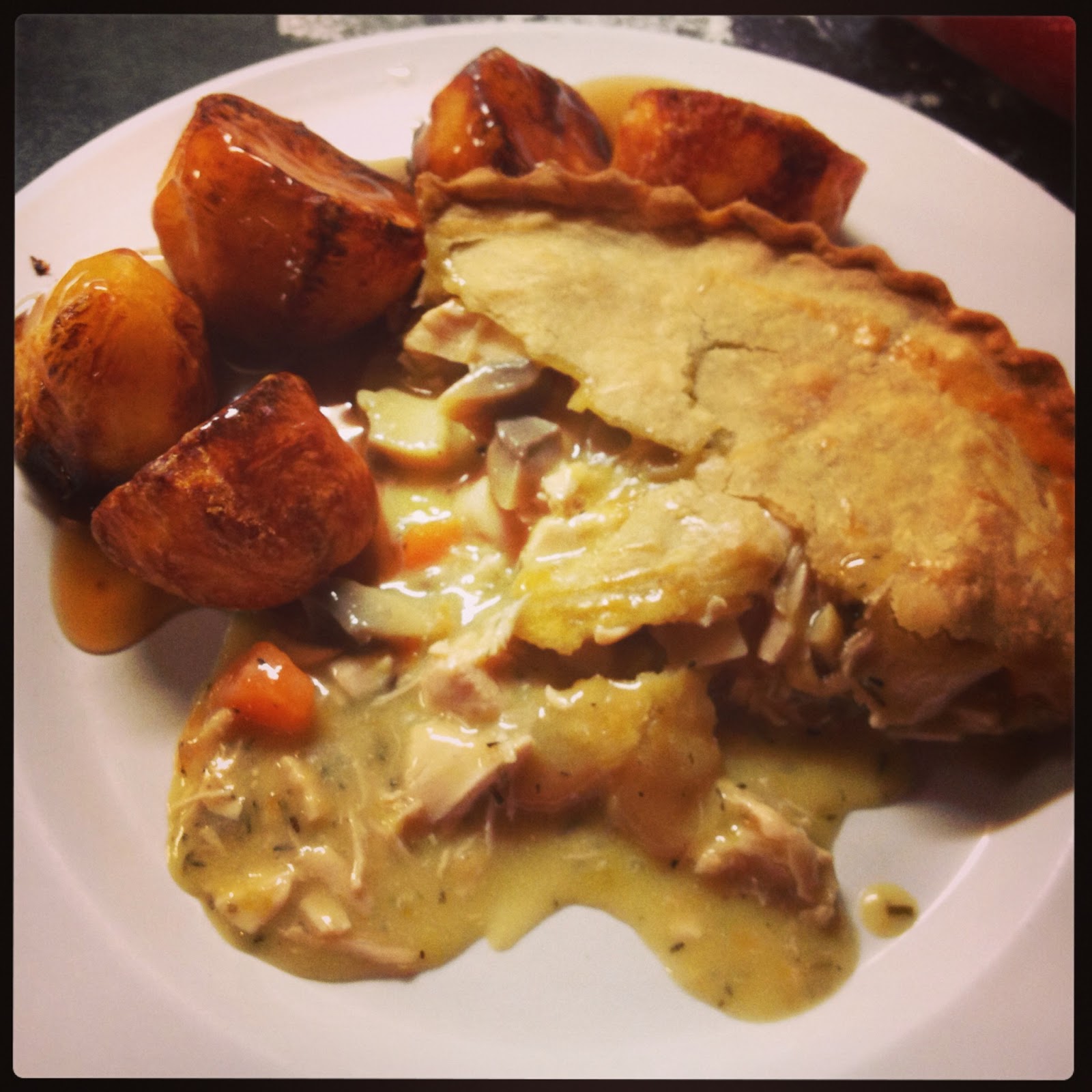 A Kick At The Pantry Door: Chicken and Leek Pie, and a Productive Day