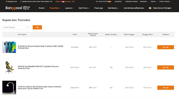 Banggood Affiliates Program an image