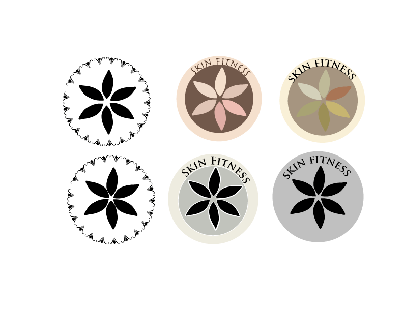 Intro to Graphic Design Winter 2014 Skin Fittness Logo