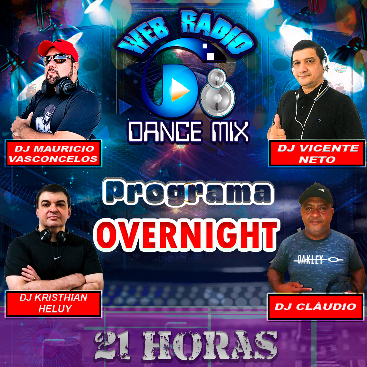 Programação da  Radio Dance Mix