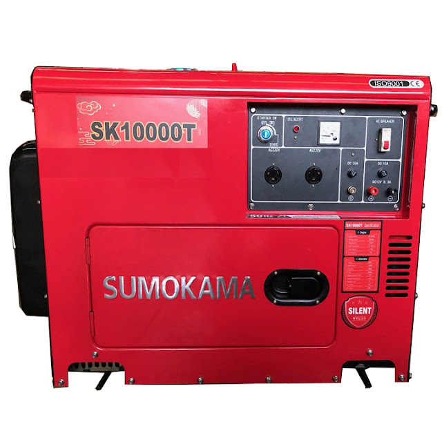 Máy Phát Điện Chạy Dầu 7Kw Sumokama SK10000T Máy Phát Điện Chạy Dầu 7Kw Sumokama SK10000T