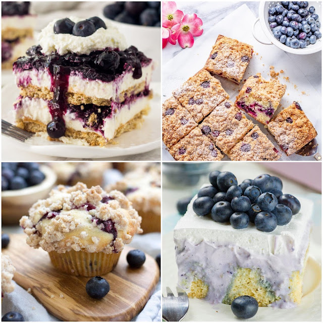 20 Awesome Blueberry Desserts