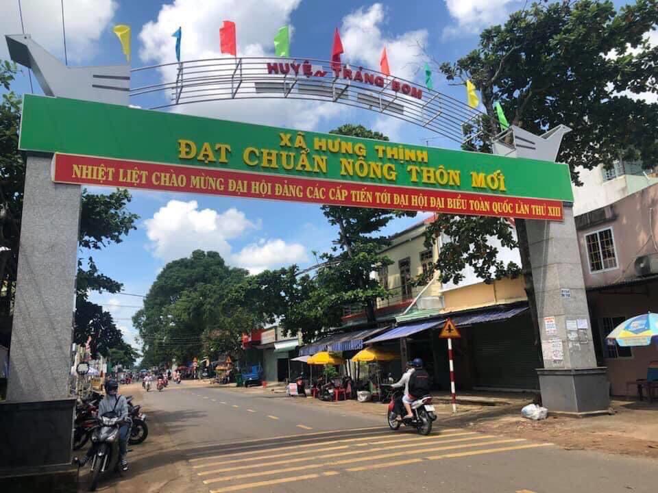 3 sào 5 - Đất sào xã Hưng Thịnh - Huyện Trảng Bom.