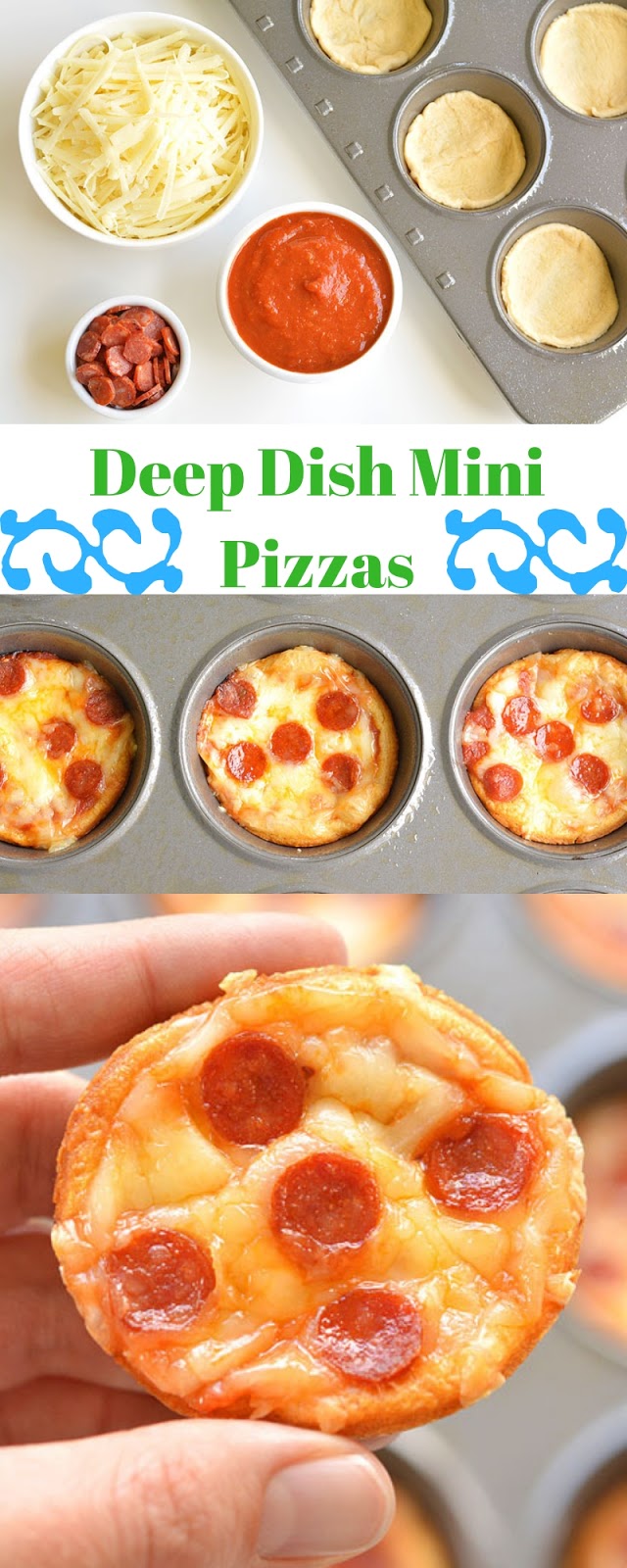Deep Dish Mini Pizzas | Mimifunkitcthen
