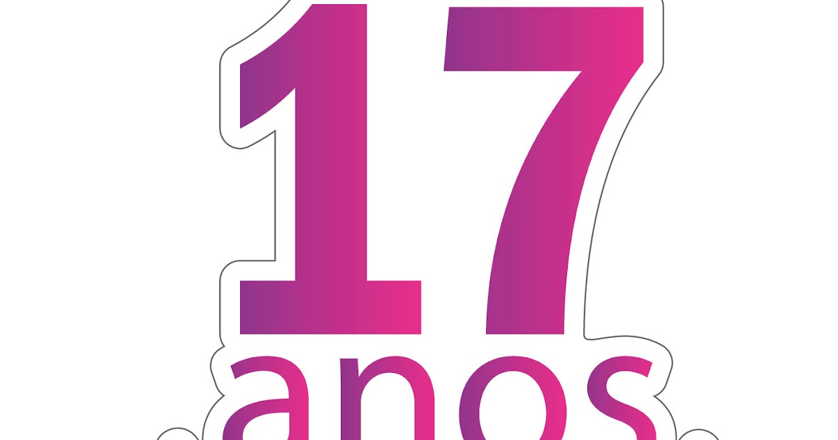 topo de bolo 17 anos para imprimir