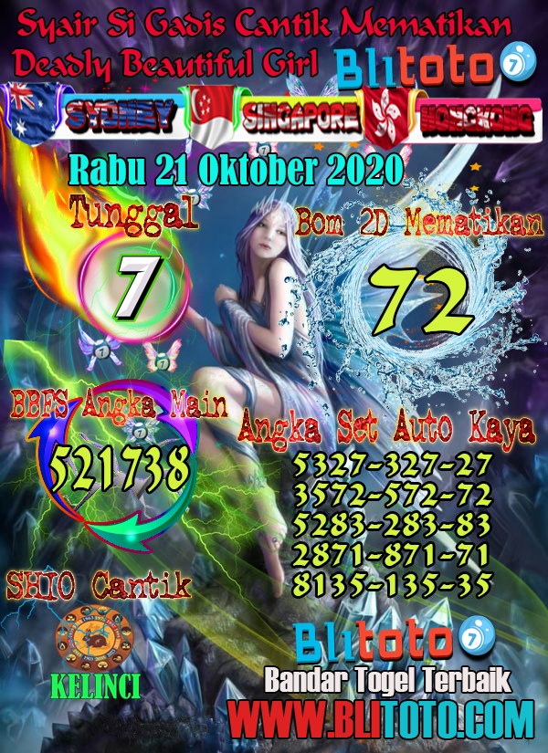 SYAIR HONGKONG 21 OKTOBER 2020 Bermain Syair