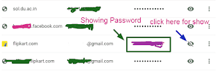 show password in chrome browser