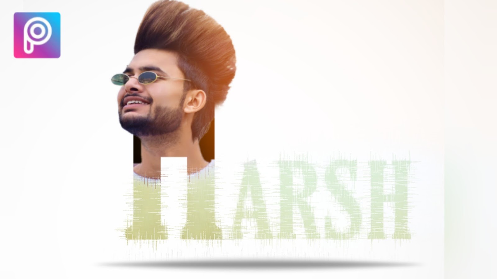 Name Text Photo Editing Latest Letter Portrait Effect in PicsArt