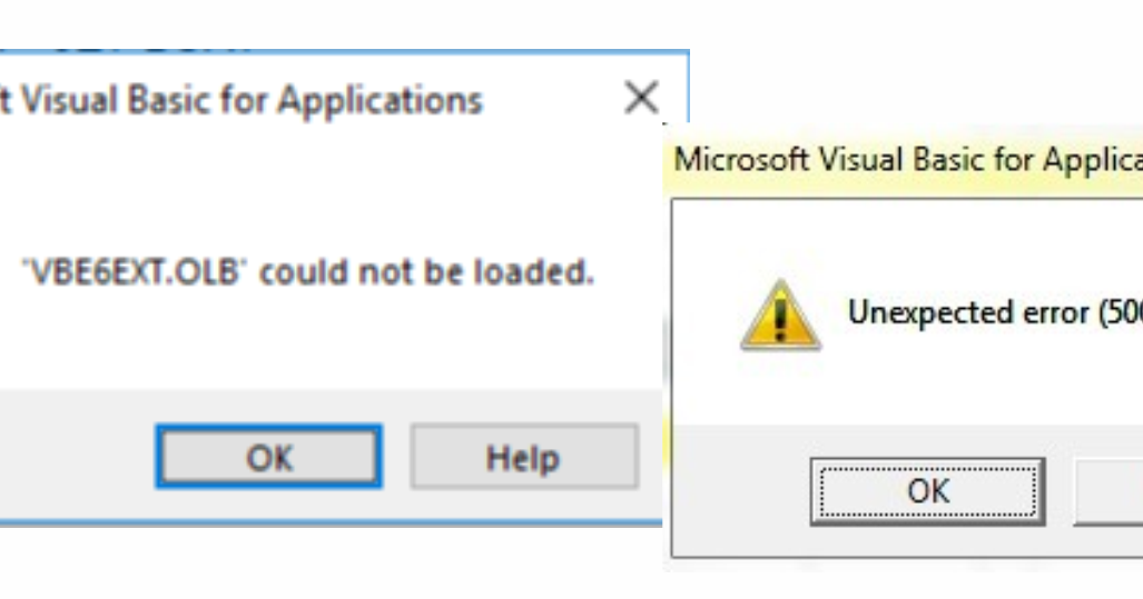Cara mengatasi Error saat membuka VBA di Microsoft Excel ...