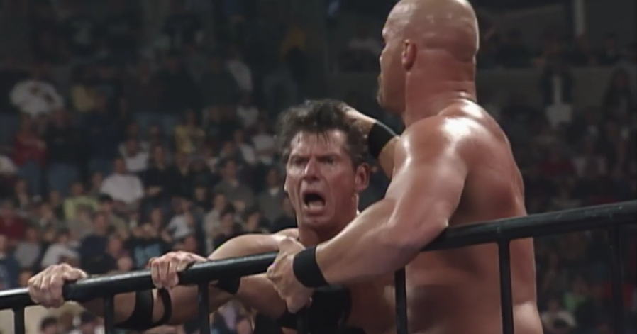 Stone Cold Vs Mr Mcmahon St Valentine S Day Massacre Steel Cage Match 2 14 1999