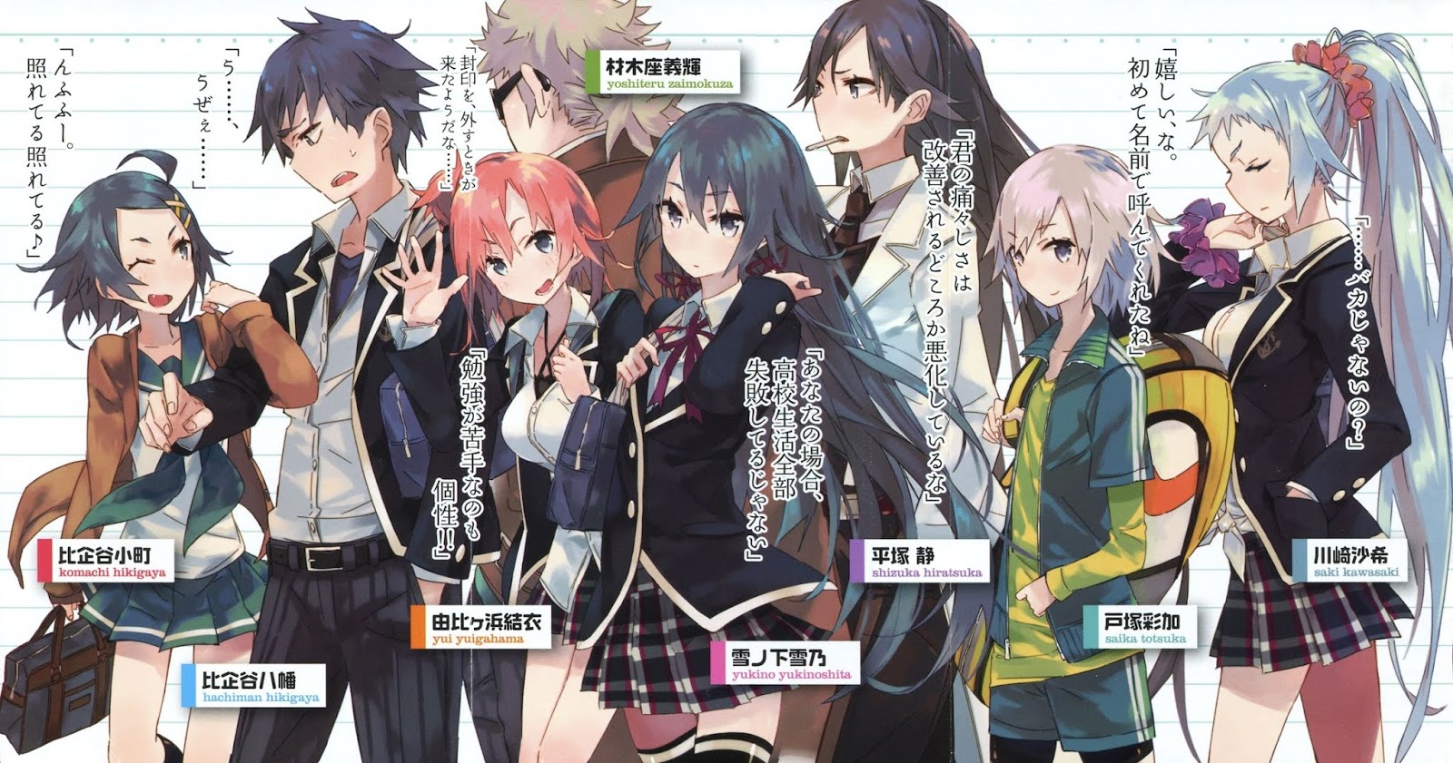 تقرير أنمي Yahari Ore no Seishun Love Comedy wa Machigatteiru