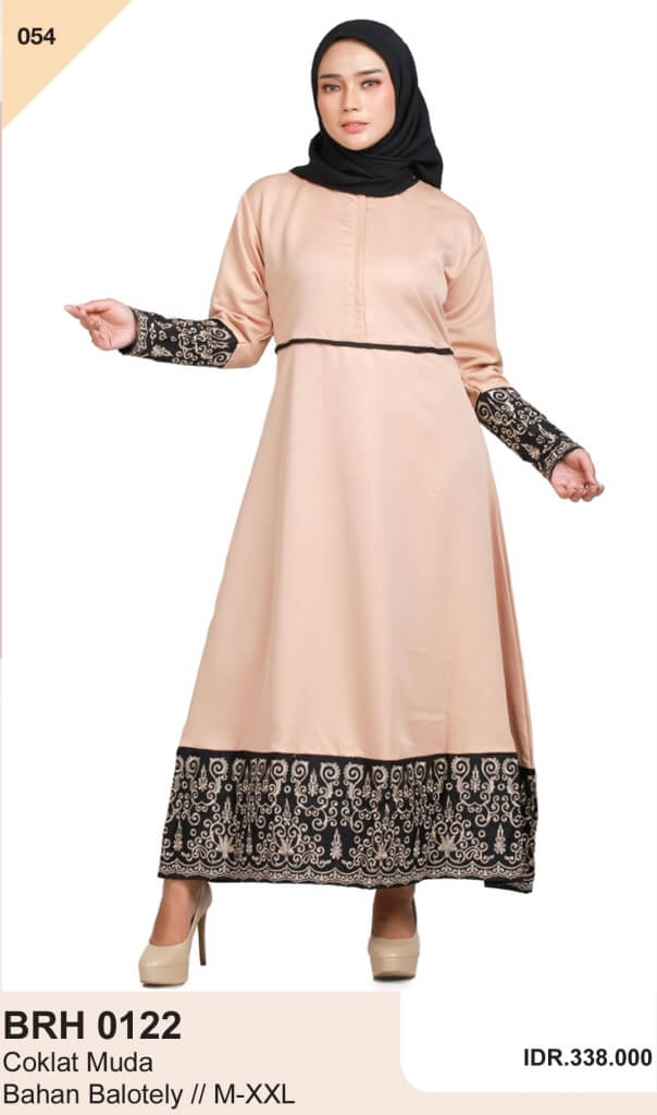 model baju gamis terbaru 2022 wanita berhijab - Update Terbaru