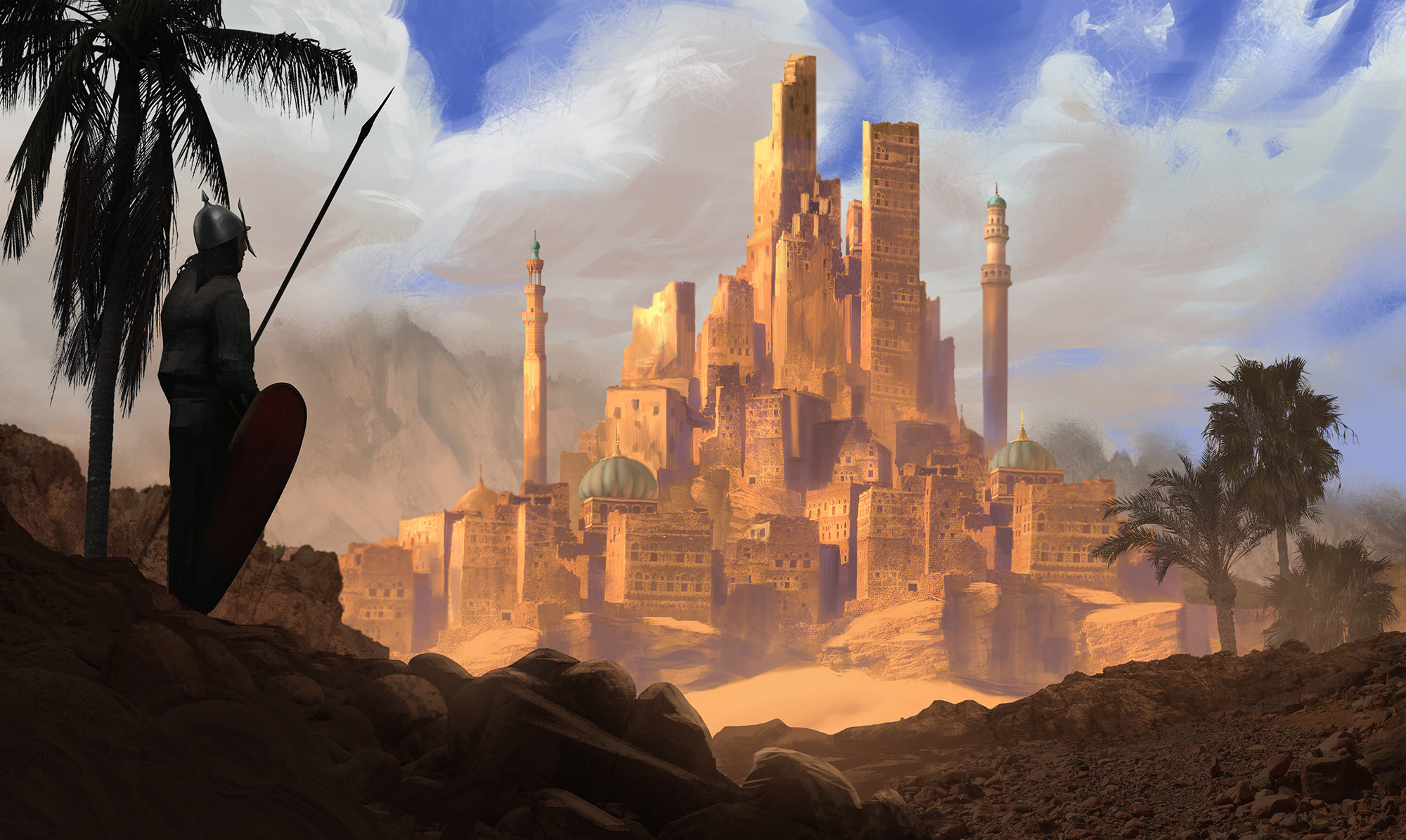 Black and White Z is for Zerzura