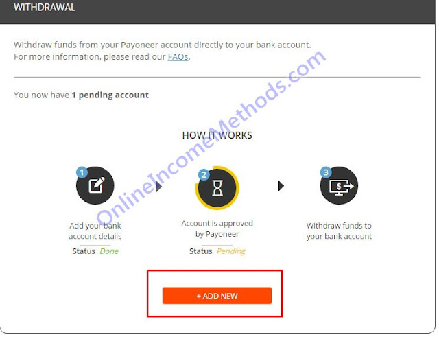 Transfer Money From Payoneer To Bank Account