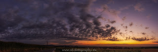 Panorama Sonnenuntergang Blaue Stunde Weserbergland Nikon