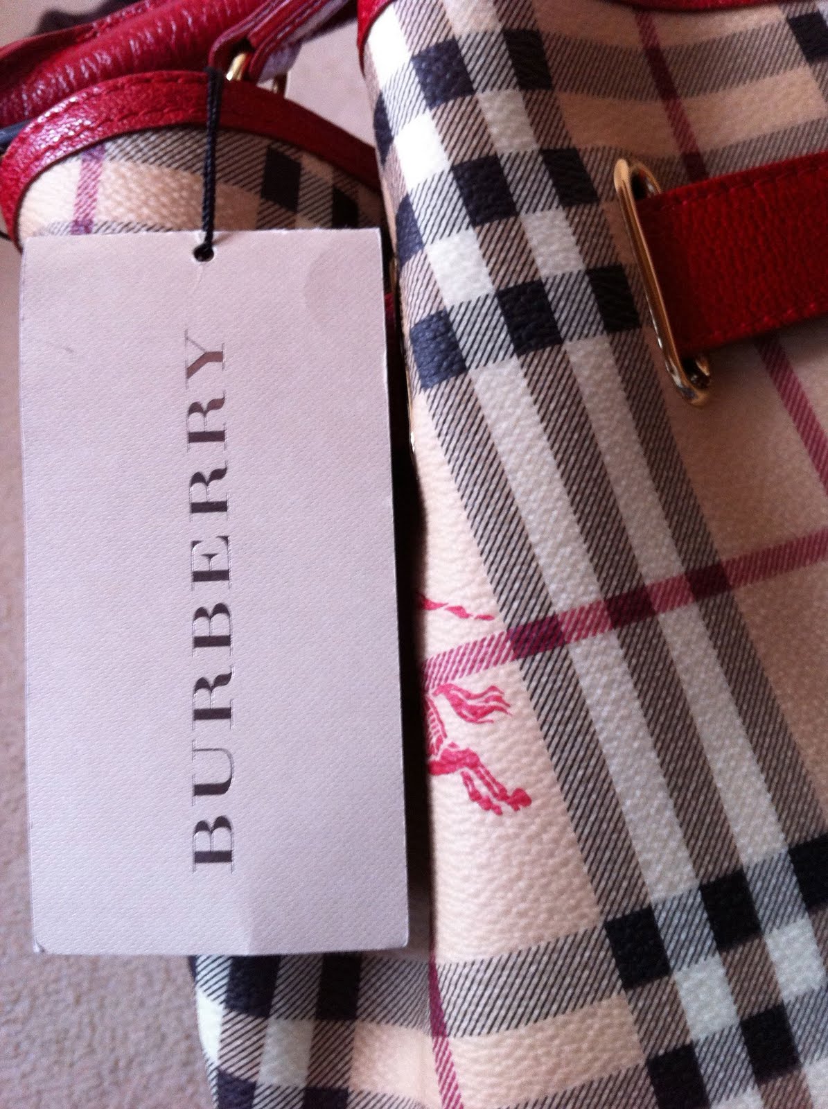 Discounted Genuine Handbags: (New) Authentic Burberry Hobo Bag For Sale