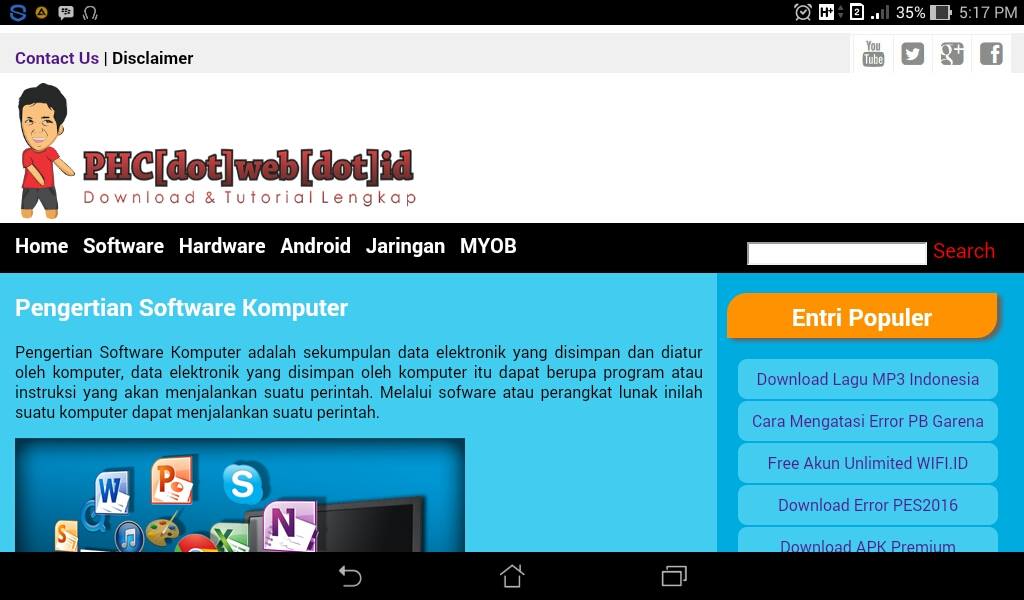 Contoh Project Akhir Pembuatan APK for Android  Download 