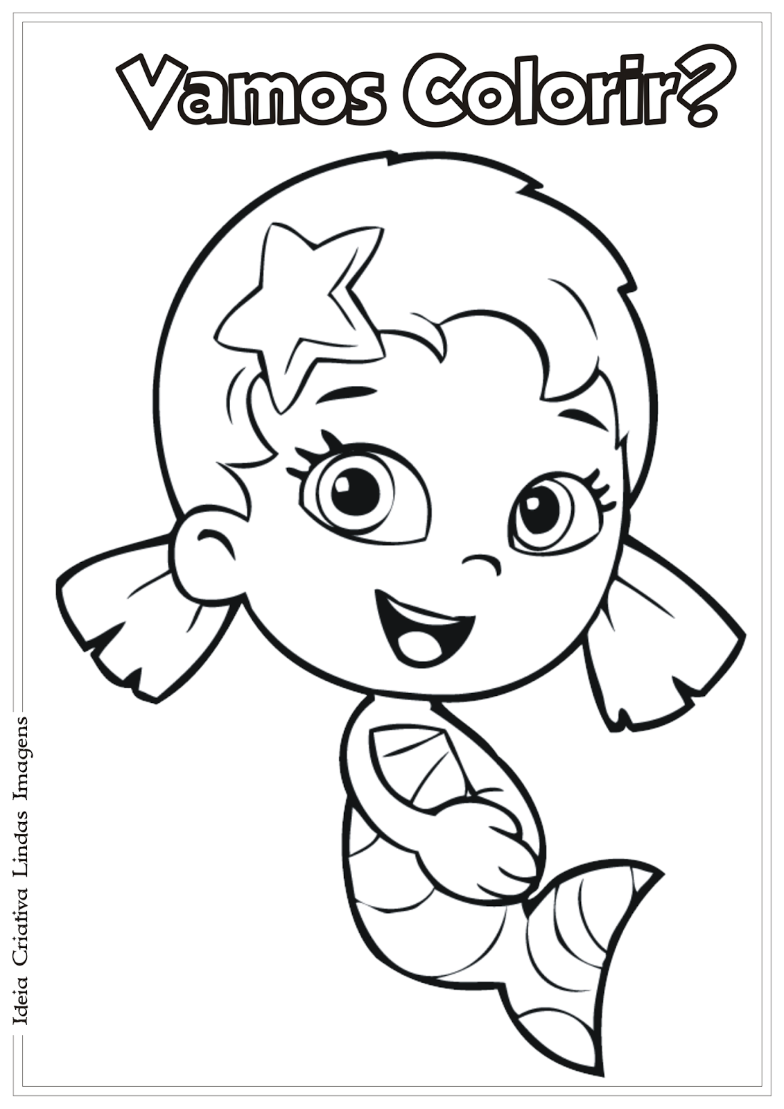 halloween bubble guppies coloring pages - photo #3