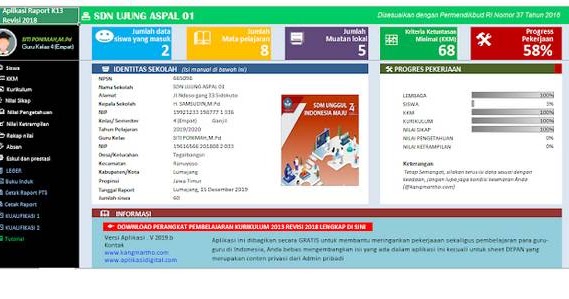 Aplikasi Raport Kelas 3 Semester 1 Kurikulum 2013 Revisi Aplikasi Raport Kelas 3 Semester 1 Kurikulum 2013 Revisi