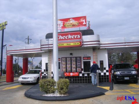 Checkers is a ghetto Burger World fast food place