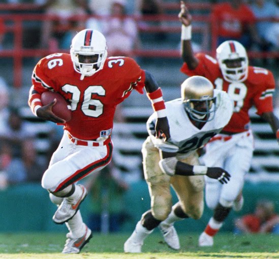 South Florida Sports Paradise Orange Bowl Snapshot Bennie Blades vs. Notre Dame 1985