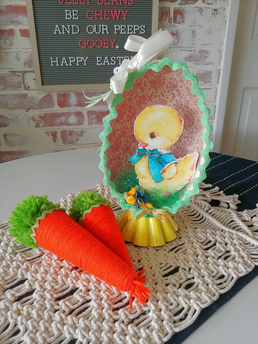 Upcycled Vintage Easter Egg Diorama Little Vintage Cottage