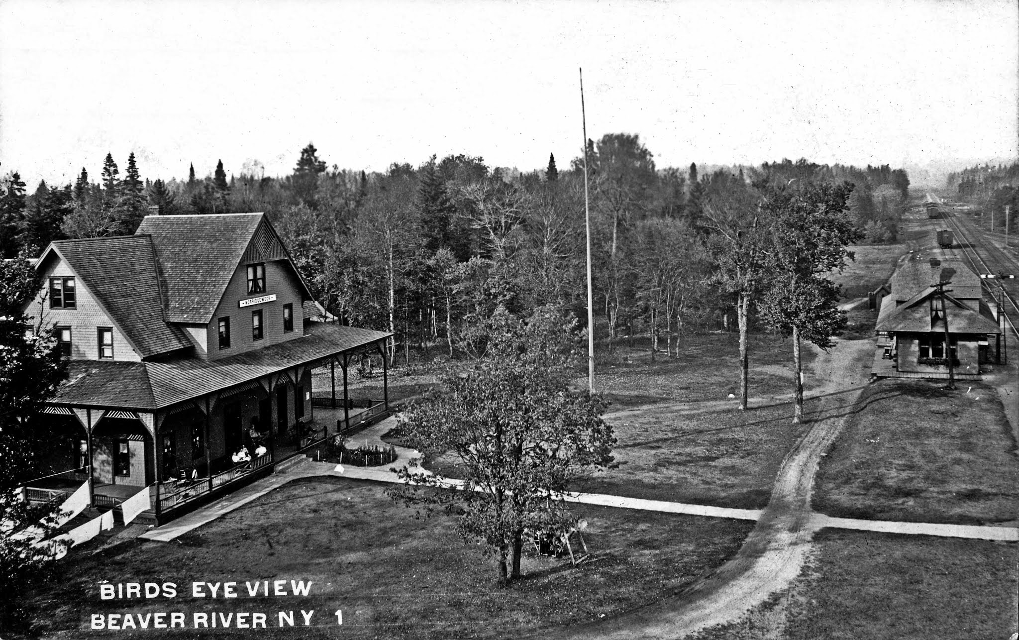 The original Norridgewock Hotel and the Norridgewock II