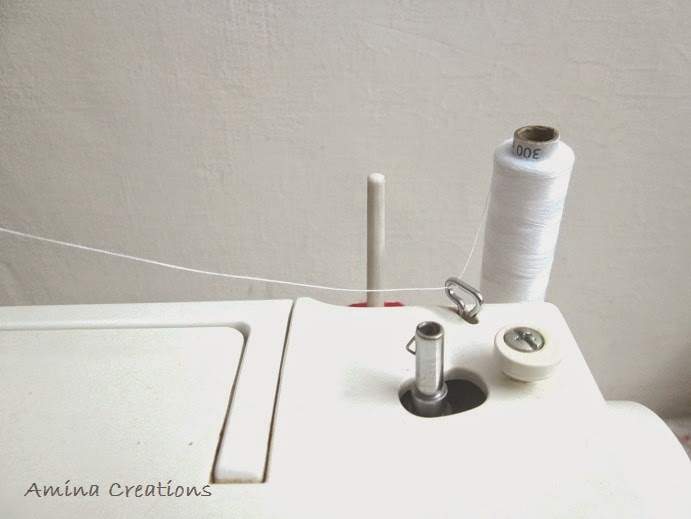 AMINA CREATIONS HOW TO WIND A BOBBIN /SEWING BASICS