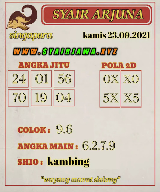 Prediksi Syair Sgp 23 September 2021 Pangkalantoto