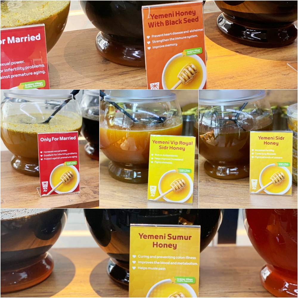 Arabian Village, makanan sunnah, kedai arab, kedai arab di KL, kedai arab KL, produk Timur Tengah, Rawlins GLAM, Rawlins Lifestyle, Middle Eastern stores Arabian Village, makanan sunnah, kedai arab, kedai arab di KL, kedai arab KL, produk Timur Tengah, Rawlins GLAM, Rawlins Lifestyle, Middle Eastern stores